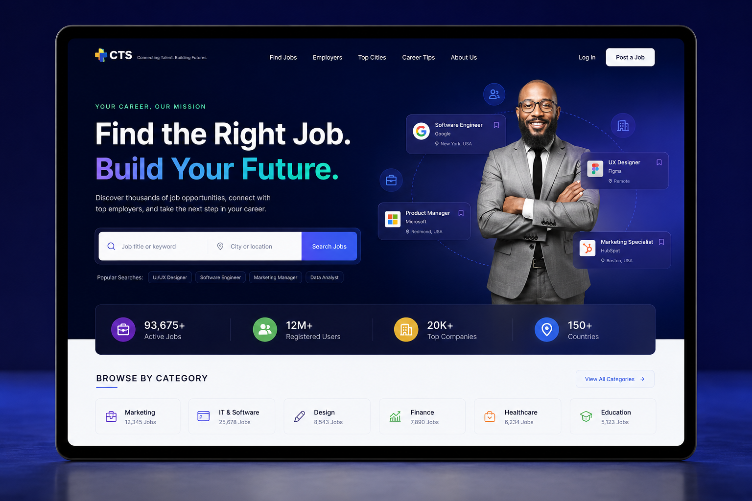 CTS job portal website