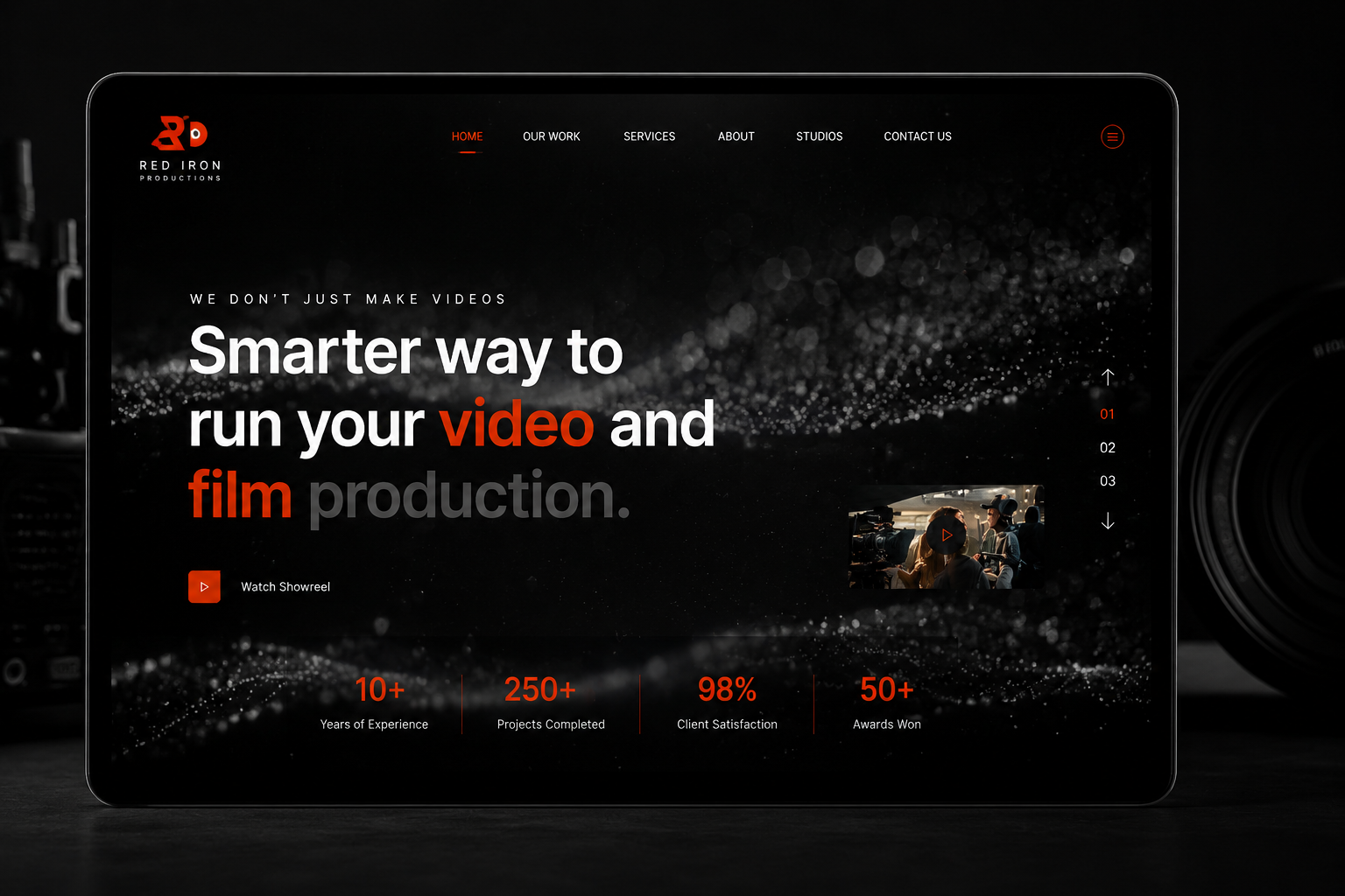 Red Iron Productions website